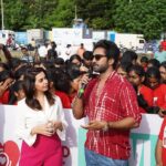 Nikki Galrani Instagram - Hearts united for World Heart Day at Marina Beach, Chennai ♥️ #HealthyHearts #WorldHeartDay #Awareness