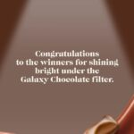 Nikki Galrani Instagram - I am so pleased to announce the winners who found their moments of pleasure using the Galaxy Chocolate filter. A big round of applause to all of you 👏🏻 To all the others who participated, thank you so much for your participation♥️ #Ad #GalaxyChocolate #ChoosePleasure