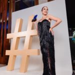 Nitibha Kaul Instagram - 🏆One for the books 🏆 Fashion Influencer of the Year (Editors Choice) at the @exhibitmagazine Influencer Awards 2023. Just so grateful for all the love & the support. Its moments like these that make the constant hard work & commitment that goes behind being an “influencer” truly worth it. It indeed is a 24*7 job, but I wouldn’t have it any other way ✨ Wearing @ashfaqueahmaddesignstudio Earrings @chanelofficial MUA @remtygarg_makeupartistry 📷 @sarv_eshhh #FashionInfluencerOfTheYear #AwardsNight #Influencer #NKNeverStops JW Marriott Goa