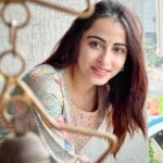 Niyati Fatnani Instagram - Surrender ☘️ Wearing: @nehamtaonline Stylist: @styling.your.soul . . . . #trusttheprocess #goodvibes #dreambig #niyatifatnani