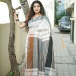 Papri Ghosh Instagram - Focus on CONFIDENCE, not comparison #white #saree #actress #confidence #weekend #casual #photooftheday