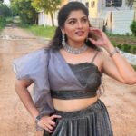 Papri Ghosh Instagram - I dress up to impress myself in the mirror Costume and jewelry @zyr_designingstudio #actress #dress #jewelry #nature #sky Tiruvannamalai