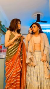 Parull Chaudhry Instagram - Rone ka nai 😂🙈

#reels #explore #trending #bhagyalakshmi #zeetv #shivanijha #parullchaudhry