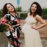 Pearle Maaney Instagram - Rachel’s Baby Shower !!!! We had a blast 💥🧿 Any guesses on what the theme of our party was ? 😋❤️ @rachel_maaney & @rubenbijy wishing you both the besssssst! 😍 . . Click @magicmotionmedia Decor @thegreindale My Styling @ashna_aash_