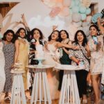 Pearle Maaney Instagram - Rachel’s Baby Shower !!!! We had a blast 💥🧿 Any guesses on what the theme of our party was ? 😋❤️ @rachel_maaney & @rubenbijy wishing you both the besssssst! 😍 . . Click @magicmotionmedia Decor @thegreindale My Styling @ashna_aash_