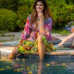 Pooja Batra Instagram - Don’t Judge the Moment. 📸 Gabor Ekecs - www.ekecs.com styled by @gabylogrr 👗 @farmrio Produced by @billybutchkavitz #brianbutchkavitz Jewelry @thegempalace Los Angeles, California