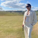 Pooja Batra Instagram - I have never felt this Good in a driving range ⛳️. Practicing My Swing from the pro @procolosabbatino 🙏. Thank you @termedisaturnia #saturnia #tuscany #italy for such a magnificent Stay. #dolchevita Outfit @nehaswamibijlani Terme di Saturnia