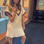 Pooja Batra Instagram - 🪓 Throwing. Thank you to all my cousins 🥰🥰 who took me to @daboccery for this fun game. #axe #throw #livermore Da Boccery Livermore