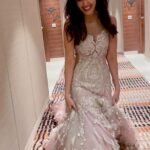 Pooja Chopra Instagram - Fairy-tale mode ON✨ #coy #shy #fun #preety #beautiful all of this n more in @dimpleamrin I’m a HAPPY GIRL 🎈styled by @stylebyesh