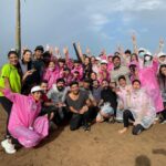 Pooja Chopra Instagram - What an absolutely amazing morning with the Champion himself @afrozshah_ & the gorgeous Femina Miss India finalists. I was here for the Sea clean drive but before heading into the sea we were greeted by unexpected showers where we simply made the most of it n danced right on the beach in the rain. Couldn’t have been better 🎈 n well.. the rainbow… t’was a cherry on the top 🌈💃🌧 @missindiaorg @afrozshah_ #actofgoodness #missindia #seacleandrive #beachcleaning #saynotoplastic Varsova Beach