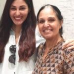 Pooja Chopra Instagram - As I scrolled through my phone to find ‘the most perfect’ picture to post for Mother’s Day. Came across more than a ton of ‘more-than-perfect’ memories.I kept looking, spinning years, even decades. I have very few pictures from my childhood, and I vividly remember when they were all taken. Camera was a luxury while growing up as was having 3 square meals. Those pictures took me back to a time when I hated my mother leaving me and going to work every morning. I never understood why she had to go to work everyday when all my friends mum’s were home with them all day long. As a kid I thought maybe she didn’t love me enough, but it was only much later that I realised, she went to work only because she loved more than she loved anything else in the world! I can only imagine the hardships you went through all by yourself and still showed us your big bright smile.I still wonder how easy you made it seem, being the best mother and a perfect father at the same time. To the most resilient woman I know..My Mother. As a single mom you took on the world with courage and grace. You sacrificed, you toiled and never gave up, you loved us with all that you had and gave us the best you possibly could. You’re my hero maa, my only source of motivation and strength. All I wish to do in this life is to make you proud,so proud that you forget all past pain and sadnesses. I know you expect nothing from me, from us but we wish to give you the world.. The narrative that had followed me throughout my life has been “Abandoned by my father Today I would like to change that narrative and proudly proclaim,”Chosen by my mother” Thank you for choosing me mumma❤️ You give me a sense of belonging and purpose. Also, a special shoutout to my older sister @shubhra_mendonca who’s been a constant source of energy and direction, more like a second mother. Infact I wouldn’t have achieved half of what I have,had she not been by my side cheering me on. Thank you didi for always having my back To all those who feel that birth of a boy is a blessing and that of a girl is a burden.Gender should not define a child’s potential or the love they deserve. Luckiest to have you as my Mumma 👩‍👧‍👧