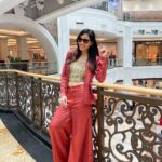 Pooja Chopra Instagram - If I could spend my life in an outfit guess I would choose this one ✨ don’t ask me y… I really loved how I felt n looked in this one @houseofsangai 🙌 @stylebyesh my love thank u 🫶🏻 Dubai UAE