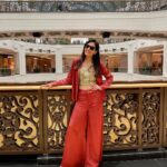 Pooja Chopra Instagram - If I could spend my life in an outfit guess I would choose this one ✨ don’t ask me y… I really loved how I felt n looked in this one @houseofsangai 🙌 @stylebyesh my love thank u 🫶🏻 Dubai UAE