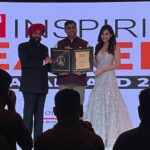 Pooja Chopra Instagram - An absolute honour to have attended the 'ET INSPIRING LEADERS UTTARAKHAND' alongside honourable Governor of Uttarakhand @ltgengurmitsingh Felicitated the inspiring leaders of the state in the field of Health, Education, Industrialists, Businessmen & Startup for their achievements. Leaving the Doon valley hugely inspired myself. Thank you for having me @the_economic_times @timesofindia Hyatt Regency Dehradun