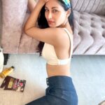 Pooja Chopra Instagram - 𝘏𝘦𝘢𝘥𝘣𝘢𝘯𝘥 𝘩𝘢𝘪𝘳 𝘥𝘰𝘯’𝘵 𝘤𝘢𝘳𝘦🦁 babitamalkani x diyaaswaniofficial #selfphotography #lockdowndiaries #eatsleepslayrepeat #lockdowndays #borntoslay #feelingpretty #headbandstyle #fridayfeels #stayathome #slayathome #queenbee Slay at Home