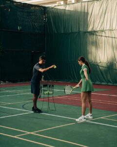Pooja Hegde Instagram - This one’s for Federer 🎾❤️ 
#tennis #epicday 
.
.
.
@hiltonmaldives @coastalinofficial 

#HiltonMaldives #AmingiriStory