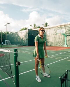 Pooja Hegde Instagram - This one’s for Federer 🎾❤️ 
#tennis #epicday 
.
.
.
@hiltonmaldives @coastalinofficial 

#HiltonMaldives #AmingiriStory