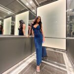 Poonam Pandey Instagram - Oh! Hey there 💋 . . #pplovers #bluedress #sexy #dubai #nightlife #fun #poonampandey #poonampandeyphotos