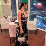 Poonam Pandey Instagram - Dinner with the view. . . #poonampandey #31stflood #italiancuisine #myfavorite #pplovers #poonampandeyfans #dubai Dubai - دبى