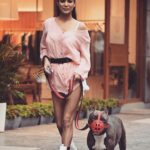 Poonam Pandey Instagram - Caesar and I went for a walk today.. #caesar #myboy #myson #pitbull #pitbulls #poonampandey #ppfans #caesarfans