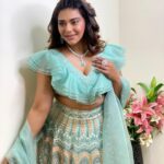 Poonam Preet Bhatia Instagram - Got that desi feeling! 💙 Outfit @studioiris_india Jewellery @sonisapphire Styled by @shrushti_216 MUA- @ravi_mathur9576 Hair stylist - @ravi_mathur9576 #indianwedding #flauntingindianess #delhiwinters #ethnicwear #aboutlastnight #shineon ✨✨