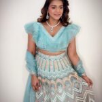 Poonam Preet Bhatia Instagram - Got that desi feeling! 💙 Outfit @studioiris_india Jewellery @sonisapphire Styled by @shrushti_216 MUA- @ravi_mathur9576 Hair stylist - @ravi_mathur9576 #indianwedding #flauntingindianess #delhiwinters #ethnicwear #aboutlastnight #shineon ✨✨