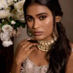 Poornima Ravi Instagram - Happiness held is the seed, happiness shared is the flower ❤️ Muah: @glow_by_zapri Photography: @padman_photography Costume: @thorkal_couture_official Jewellery: @fineshinejewels #poornimaravi #flowerphotography #traditional #fashionphotography