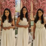 Poornima Ravi Instagram - Pc: @madhan_kumar09 #poornimaravi #araathi #whitegown #whiteoutfit #love #smile