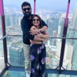 Priyanka Nalkari Instagram - #kltower #skydeck #posers #couplegoals #malaysia #outing #love #life #actresslife #smilesformiles #hapoyweekendeveryone🌸🌷☺️💕 Skydeck KL Tower