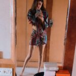Puja Gupta Instagram – Monday outfit  trials so we know if it fits u didn’t hog that bad on a cheat day 😂 Mumbai, Maharashtra