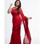 Rachita Ram Instagram - ♥️ Wearing @samyakksarees Styling @varshini_janakiram H&M @paramesh_hairstylist & @mohanrao931