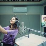 Radhika Narayan Instagram - Dubbing for Edagaiye Apaghatakke Karana ... Love the process ❤️ #my12thfilm @samarth_kadkol @gurudatha_ganiga @diganthmanchale @abhimanyu_sadanandan PC: @jtprateek
