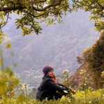 Radhika Narayan Instagram - Colour therapy! 💚 PC: @abhimanyu_sadanandan #green #nature #himachal Naggar Himachal