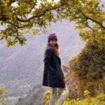 Radhika Narayan Instagram - Colour therapy! 💚 PC: @abhimanyu_sadanandan #green #nature #himachal Naggar Himachal