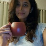 Radhika Narayan Instagram - Chai keeping me company! #chai #tea