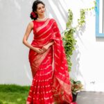 Radhika Narayan Instagram - It's a never-ending love story! #sareelove Saree : @sankalpa_angadi Styling and Concept : @sahanastylediary @sahanasvishwanath MUA : @makeovers_sudhanatesh Blouse : @srilakshmi_fashion_mangalore Photography : @vikasphotofactory Location : @babysdayoutstudio