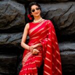 Radhika Narayan Instagram - Counting down for Christmas!! Saree : @sankalpa_angadi Styling and Concept : @sahanastylediary @sahanasvishwanath MUA : @makeovers_sudhanatesh Blouse : @srilakshmi_fashion_mangalore Photography : @vikasphotofactory Location : @babysdayoutstudio