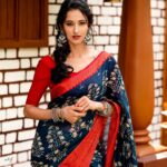 Radhika Narayan Instagram - When the saree and ornaments wore me... Wardrobe : @sankalpa_angadi Styling and Concept : @sahanastylediary @sahanasvishwanath MUA : @makeovers_sudhanatesh Blouse : @srilakshmi_fashion_mangalore Photography : @vikasphotofactory Location : @babysdayoutstudio