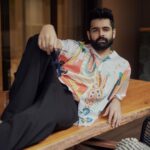 Ram Pothineni Instagram - For #Skanda promotions.. #skandaon28september Styled by - @ashwin_ash1 & @hassankhan_3 Style team - @avinash_kajjam Outfit - @shivanandnarresh Pics - @arifminhaz Footwear - @louboutinworld Glasses - @burberry Shot at - #casarapo