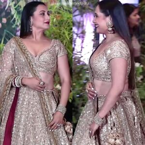 Rani Mukerji Instagram - Throwback to the biggest and best fashion moment of Rani in 2018 ❤️. She looked so good in the lehenga, everyone including me was so shook 🤩