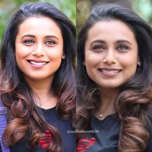 Rani Mukerji Instagram - Her smile is all that I need to live and breath, she’s gorgeous 🥰. Those curl tho, damn she be slayin’ 🔥!!
