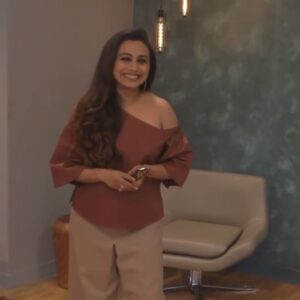 Rani Mukerji Instagram - Finally, the video with Neha Dupia and  @sabyasachiofficial came out on BFFs with Vogue! Rani looks so cute with that off the shoulder top, what a queen 🔥. And literally, Rani talking about her daughter is the cutest things, I wish we got more pics of Adira ❤️🙏🏽