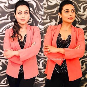 Rani Mukerji Instagram - I’m sorry, but who gave her the right to look SO BEAUTIFUL AND SLAY EVERYONE 😍🔥? Gahhh, I miss Hichki promotions so much, rumor is that possibly Rani and SRK could be doing a movie togther 👀!