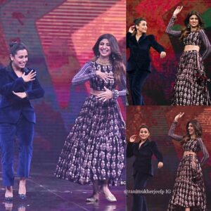 Rani Mukerji Instagram - Rani and Shilpa’s friendship is adorable ❤️. Cant believe this was about a year ago, but with Mardaani 2 she will be doing more in the future! ALSO HI! Sorry Ive been so inactive, I have been so busy with my school musical/studies and I still cannot log in through the instagram app on my phone so it is harder to maintain my account ❤️. Please help/bear with me!