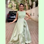 Ranjani Raghavan Instagram - 🐢🐢 Outfit - @shimmer_designer_studio💚 #nightcurfew #pressmeet