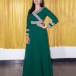 Ranjani Raghavan Instagram - ಕರ್ನಾಟಕ ಸರ್ಕಾರ ಕರಕುಶಲ ಅಭಿವೃದ್ಧಿ ನಿಗಮ ಆಯೋಜಿಸಿದ ವಸ್ತು ಪ್ರದರ್ಶನದಲ್ಲಿ ಭಾಗಿಯಾದ ಸಂತಸದಲ್ಲಿ.. 💚 #supportartists #artandcraft Wearing - @sumareddydesignhouse Click - @naveenphotographyy