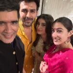 Raveena Tandon Instagram - It’s the time for the festive season to commence with the arrival of Bappa! With friends and family! Our in-house Bappa gets pampered year through, but even more these days .. ♥️🌸🕉️🌸♥️ Bandra West