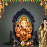 Raveena Tandon Instagram - वक्रतुण्ड महाकाय सूर्यकोटि समप्रभ । निर्विघ्नं कुरु मे देव सर्वकार्येषु सर्वदा ॥