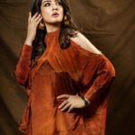 Raveena Tandon Instagram - Brown girl in the ring… 🥊🥊🤦🏽‍♀️ Outfit - @shristichetani.kolkata @ascend.rohank Earrings - @aquamarine_jewellery Rings - @inezeofficial @kushalsfashionjewellery @jizai.in @shopanatina @ascend.rohank Footwear - @monrowshoes @id8mediasolutions Styled by @poojagulabani Glam by @sshurakhan Clicked by @deepak_das_photography Managed by @reemapandit Mumbai, Maharashtra
