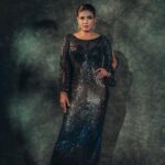 Raveena Tandon Instagram - In the darkness of the night… 🖤 Outfit : @estera_trends Earrings : @thehouseofmbj Rings : @jet_gems Footwear : @monrowshoes @id8mediasolutions Styled by @poojagulabani Glam by @sshurakhan Clicked by @deepak_das_photography Managed by @reemapandit Mumbai, Maharashtra